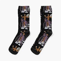 Bigfoot Mothman Socks