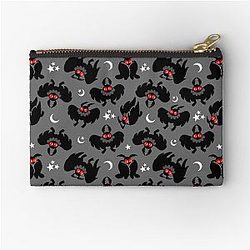 Cute Cryptids Mothman Pattern Zipper Pouch