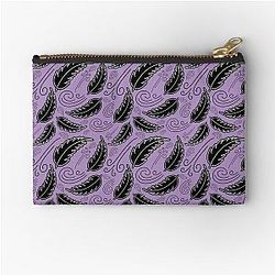 Mothman Whispers Pattern Zipper Pouch