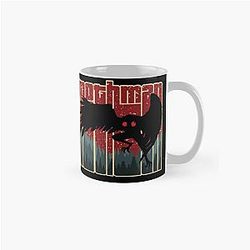 Retro Mothman Cool Vintage Cryptid Cartoon Classic Mug