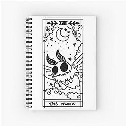 Mothman - The Cryptid Tarot Spiral Notebook