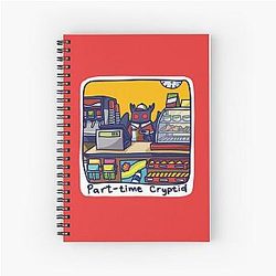 Part-Time Cryptid Mothman Notebook