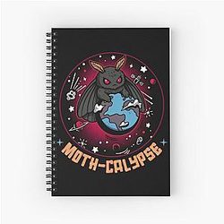 Mothman End of Days Spiral Notebook