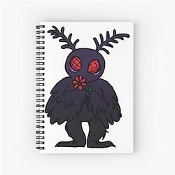 Mothman with a flower Notebook