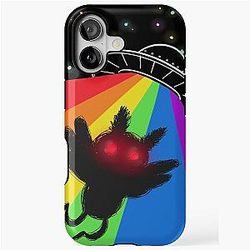 Mothman and Alien iPhone Tough Case