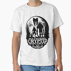 Bigfoot Dogman Mothman UFOs National Cryptid Society Classic T-Shirt