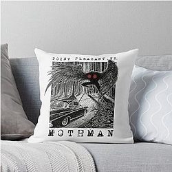 Mothman Point Pleasant WV Cryptid Gift Throw Pillow
