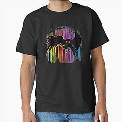 Mothman Rainbow Aurora Forest Unique Cryptid Gift Classic T-Shirt