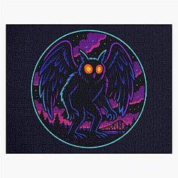 Colorful Mothman Art Puzzle