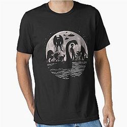Bigfoot Loch Ness Monster Mothman Aliens Funny Essential T-Shirt