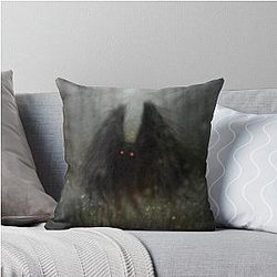 Mothman with Throw Pillow