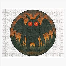 Cryptid Mothman Jigsaw Puzzle