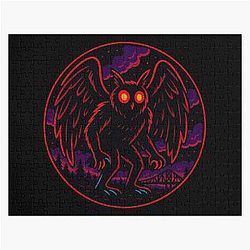 Neon Mothman Jigsaw Puzzle