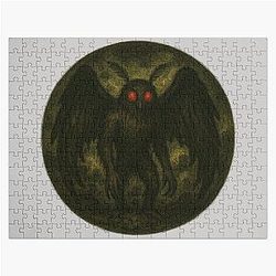 Mothman Cryptid Art Puzzle