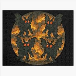 Mothman Cryptid Artwork Puzzle
