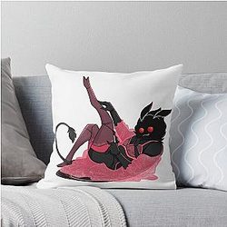 Mothman Dave Pinup Throw Pillow