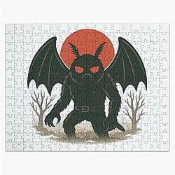 Scary Cryptid Mothman Puzzle