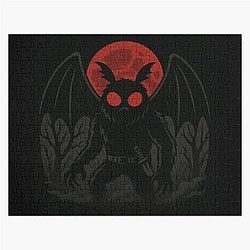 Mothman Cryptid Art Puzzle