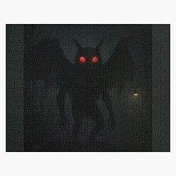 Mothman Cryptid Art Puzzle