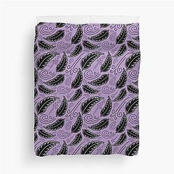 Mothman Seamless Pattern Duvet Cover