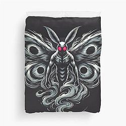 Mothman Design Duvet Cover