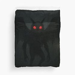 Mothman Cryptid Art Duvet Cover