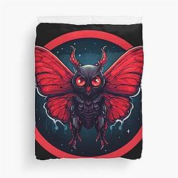 Mothman Art Duvet Cover