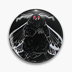 Mothman Cryptid Monster Pin