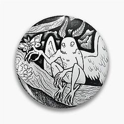 The Heart Knows Mothman Pin