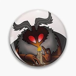 Like a Mothman to the Flame Pin