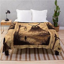 Cryptid Creatures: Mothman Throw Blanket
