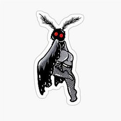 Thick Mothman Sticker
