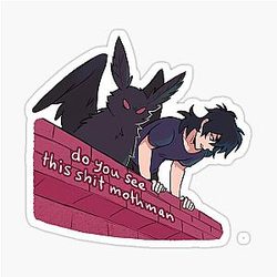 Do you see this mothman Sticker