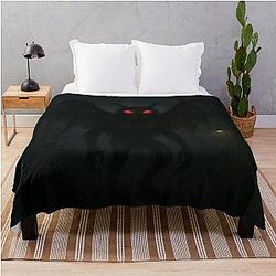 Mothman Cryptid Art Blanket
