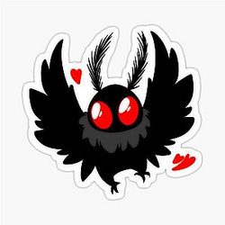 Mothman sticker
