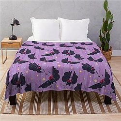 Mothman Stripes Throw Blanket