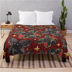 Cryptid Plushies - Cute Mothman Series West Virginia Throw Blanket