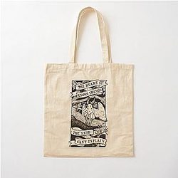 The Heart Knows Mothman Cotton Tote Bag