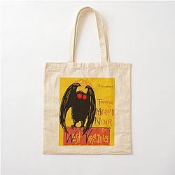 Mothman Noir Cotton Tote Bag