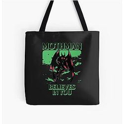 Mothman Believes in You Tote Bag