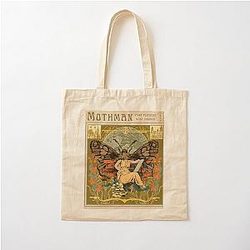 Mothman - Art Nouveau Cotton Tote Bag
