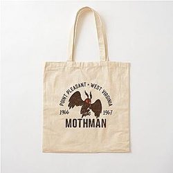 Mothman Cotton Tote Bag
