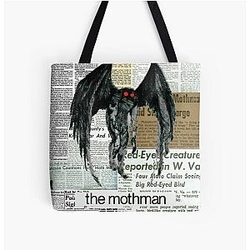 Mothman newspaper articles Tote Bag