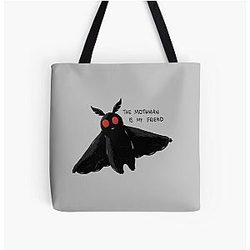 Mothman is My Friend Tote Bag