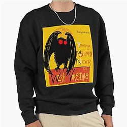 Mothman Noir Pullover Sweatshirt