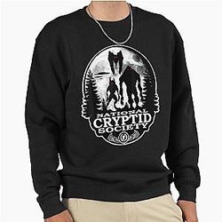 Bigfoot Dogman Mothman UFO National Cryptid Society Sweatshirt