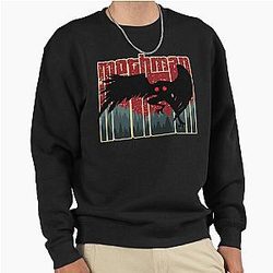 Retro Mothman - Vintage Cryptid Cartoon - Original Artwork Pullover Sweatshirt