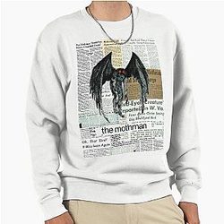 Mothman newspaper articles Pullover Sweatshirt