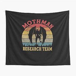 Mothman Research Team Cryptid Monster Conspiracy Tapestry