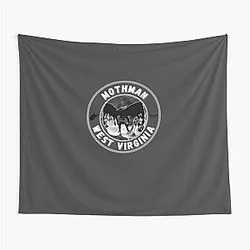 Mothman West Virginia Folklore Tapestry